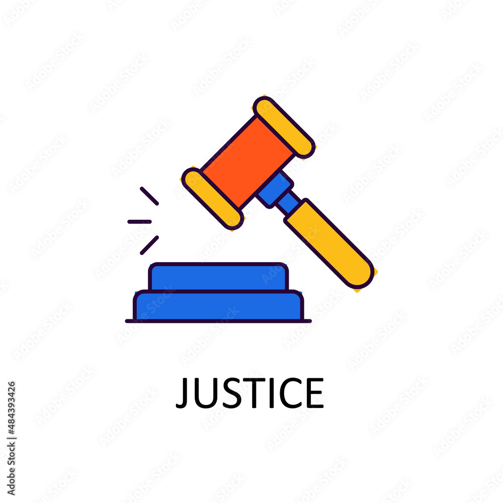 justice vector Filled Outline Icon Design illustration. Home Improvements Symbol on White background EPS 10 File justice vector Filled Outline Icon Design illustration. Home Improvements Symbol on White background EPS 10 File