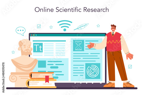 Philosophy online service or platform. Study of general and fundamental