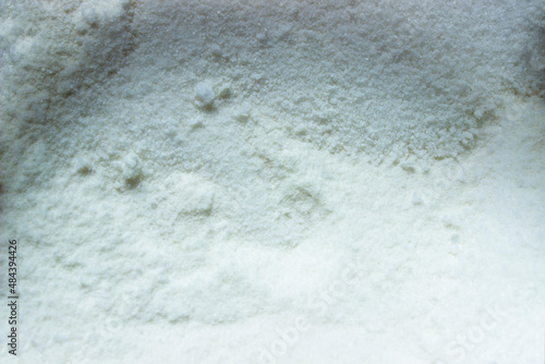 Close up fine Magnesium sulfate powder texture background