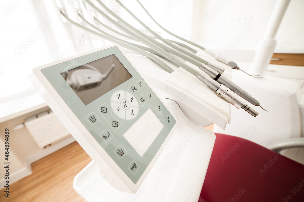 Modern equipment at the dentist's office for your healthy smile Modern equipment at the dentist's office for your healthy smile