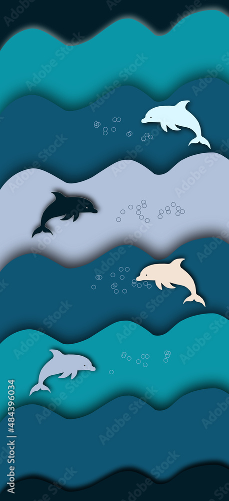 Naklejka premium Mobile