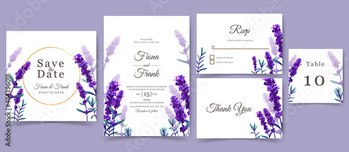 wedding invitation or greeting  card with beautiful flowers design.