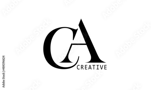 Art & Illustration letter C and A logo