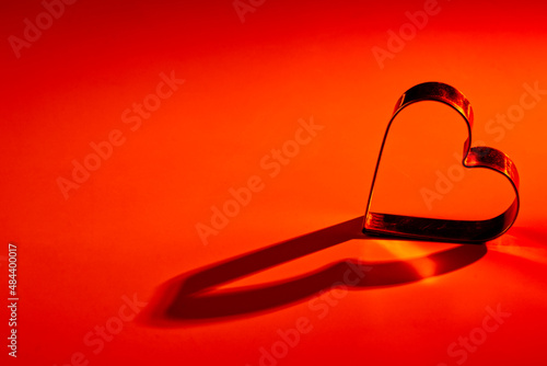 Obraz na plátně Red, orange yellow, gradient background