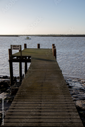 An Old Pier on the River Crouch at Burnham-on-Crouch, Essex
