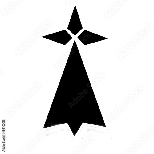 Photos Patte d'hermine, symbole du drapeau breton