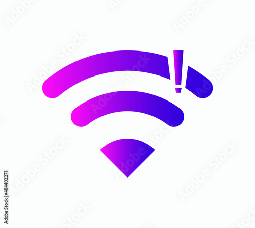 no wi-fi icon vector  no internet signal icon