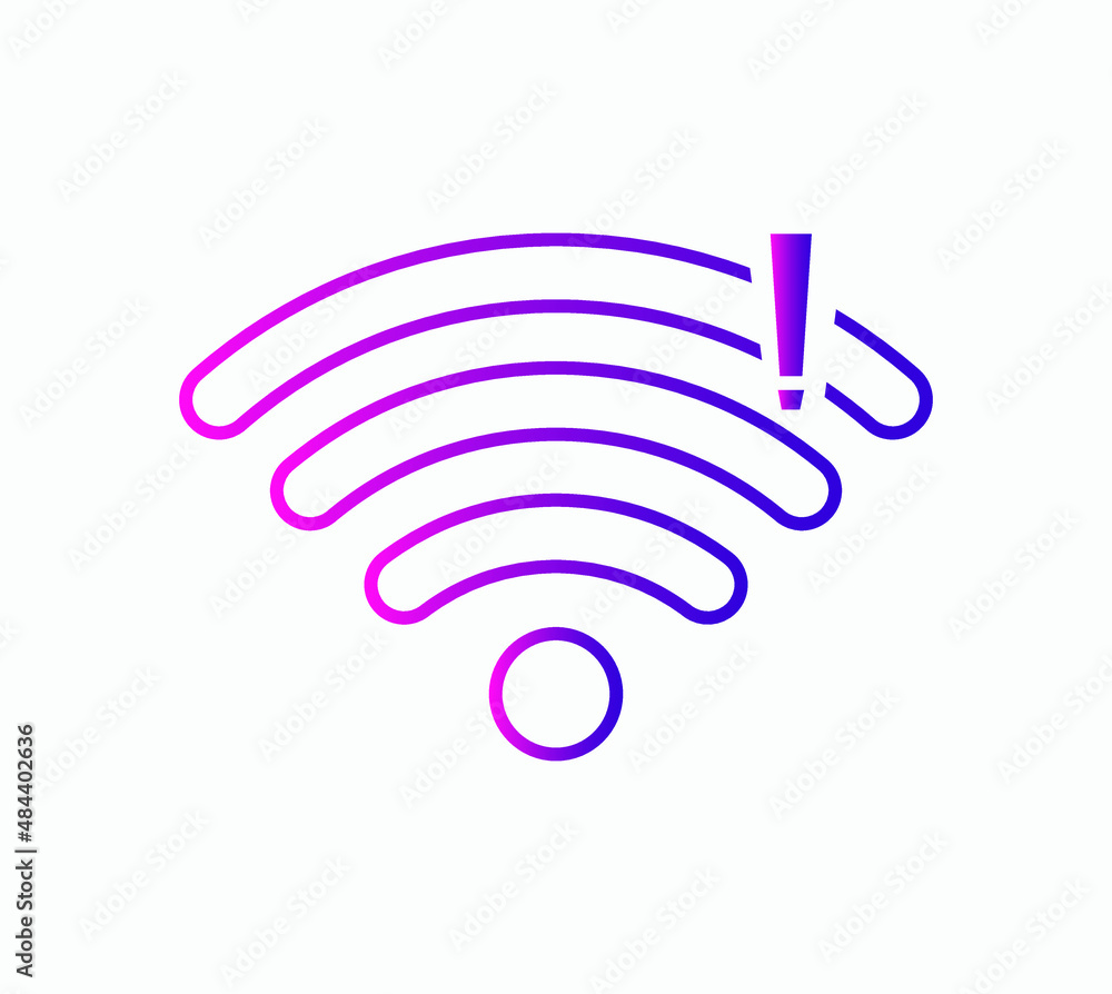 no wi-fi icon vector, no internet signal icon no wi-fi icon vector, no internet signal icon