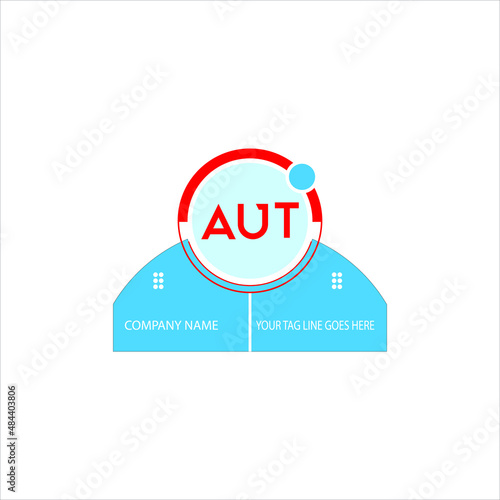 AUT letter logo creative design. AUT unique design