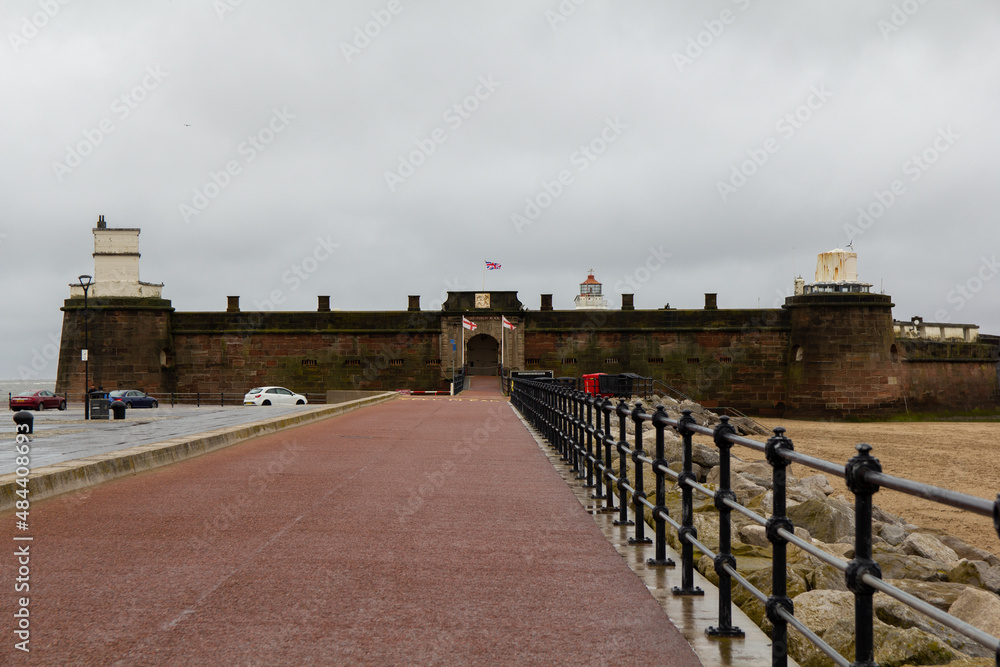 Obraz premium Fort Perch Rock, New Brighton, The Wirral, England