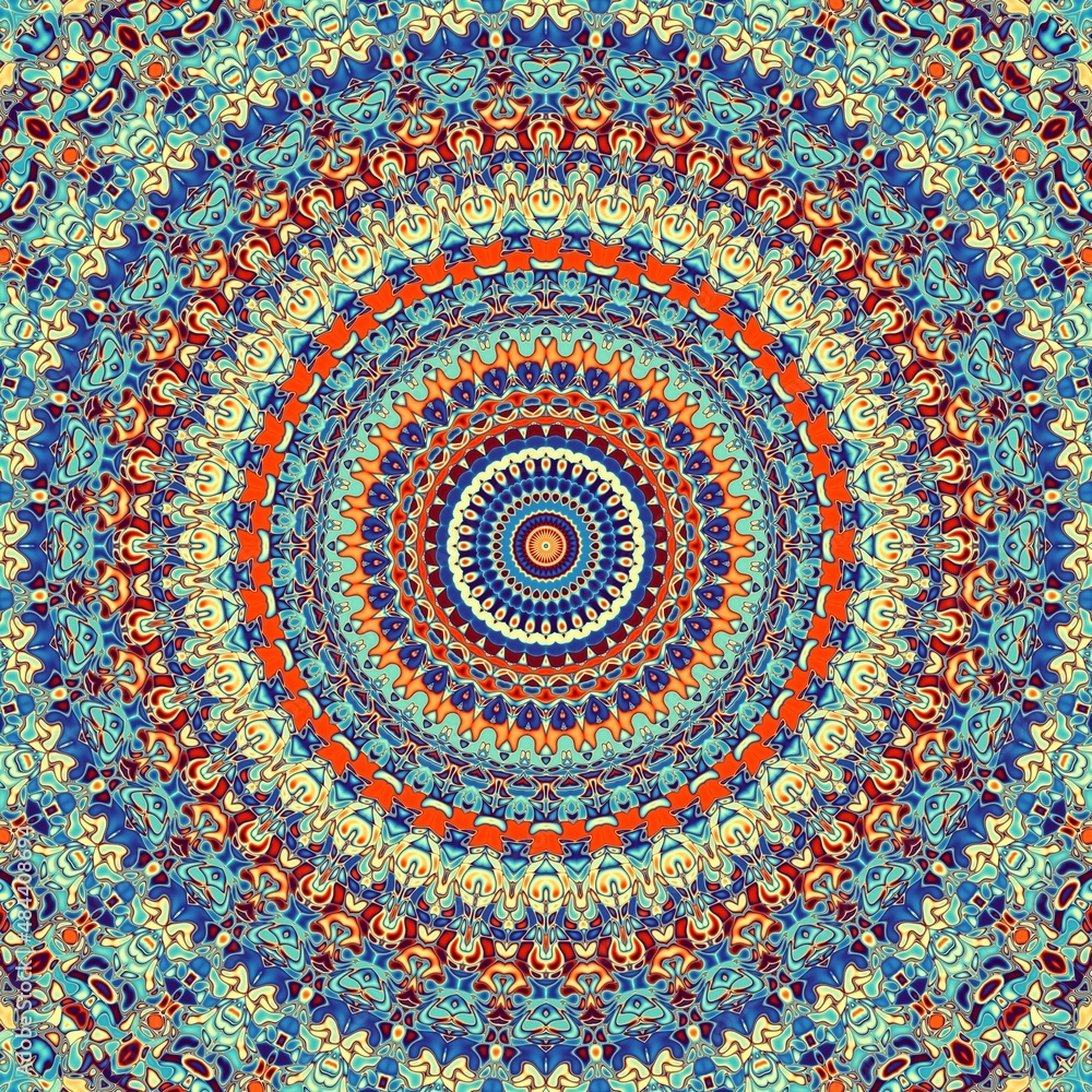 Abstract symmetric pattern Abstract symmetric pattern