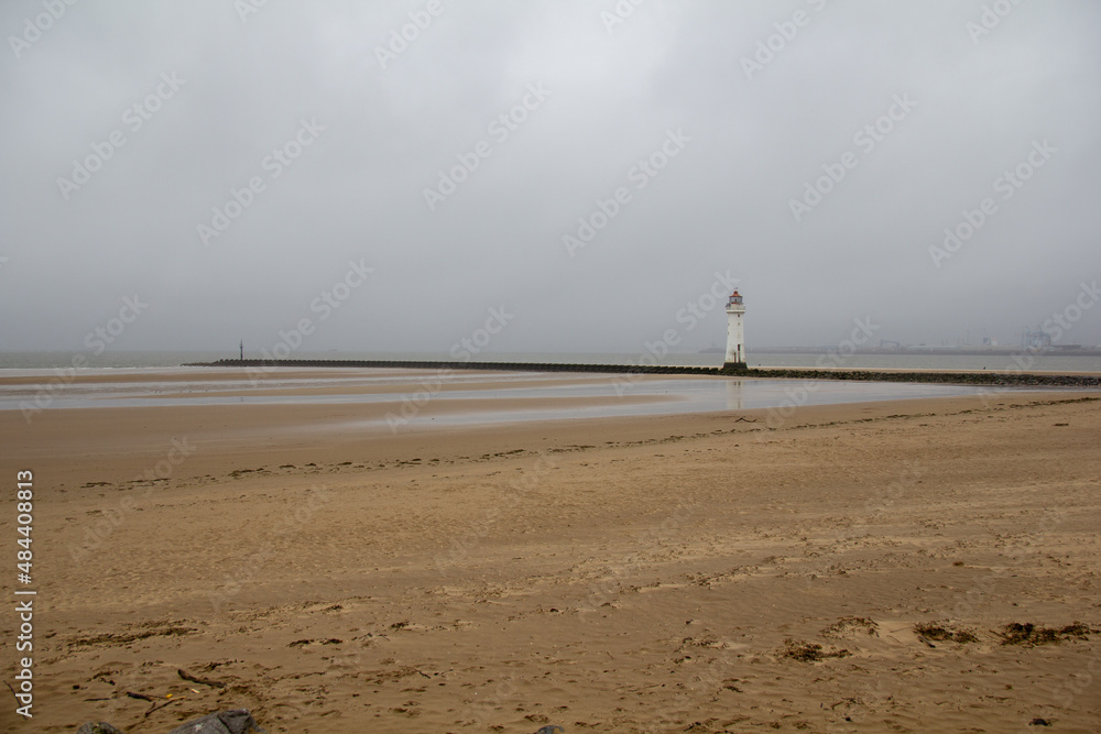 The beach at New Brighton, The Wirral, England