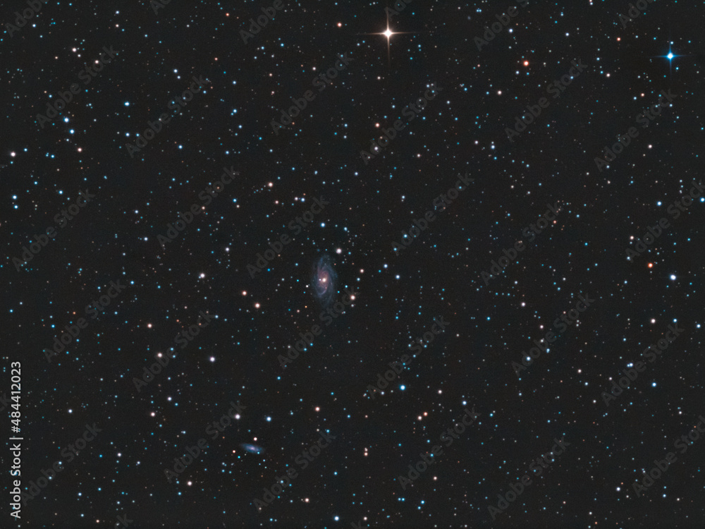 Spiral galaxy NGC 2336 astrophotography