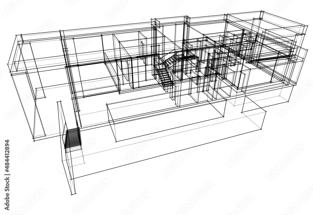 3d model of house 3d model of house