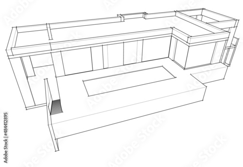 3d model of house