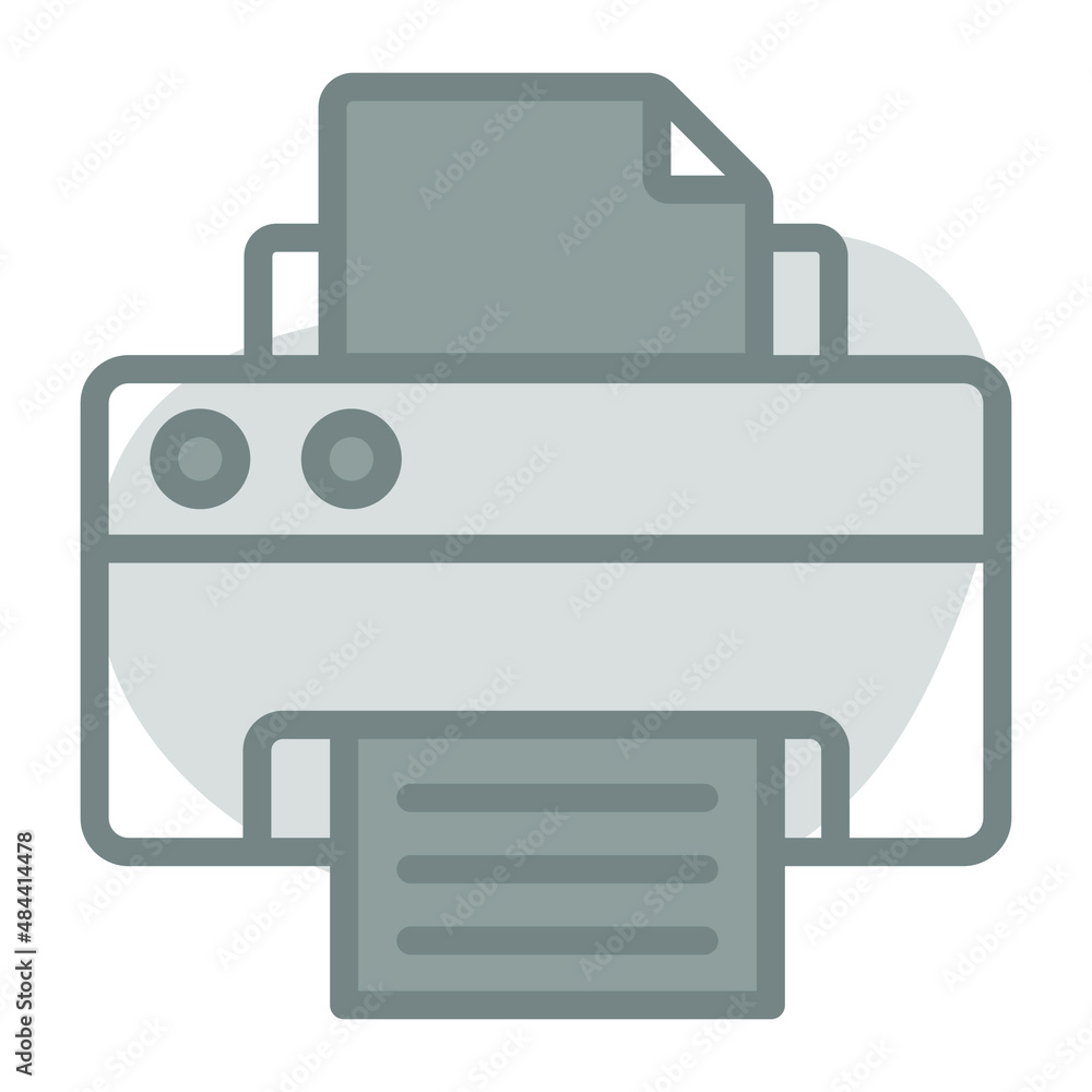 printer Icon. User interface Vector Illustration, As a Simple Vector Sign and Trendy Symbol in Line Art Style, for Design and Websites, or Mobile Apps, printer Icon. User interface Vector Illustration, As a Simple Vector Sign and Trendy Symbol in Line Art Style, for Design and Websites, or Mobile Apps,