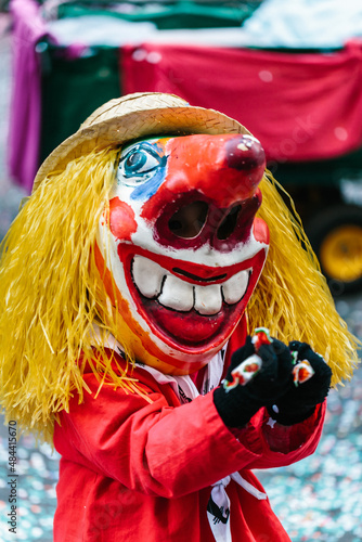 traditionelle Figur der Basler Fasnacht photo