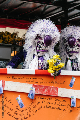 traditionelle Figur der Basler Fasnacht photo