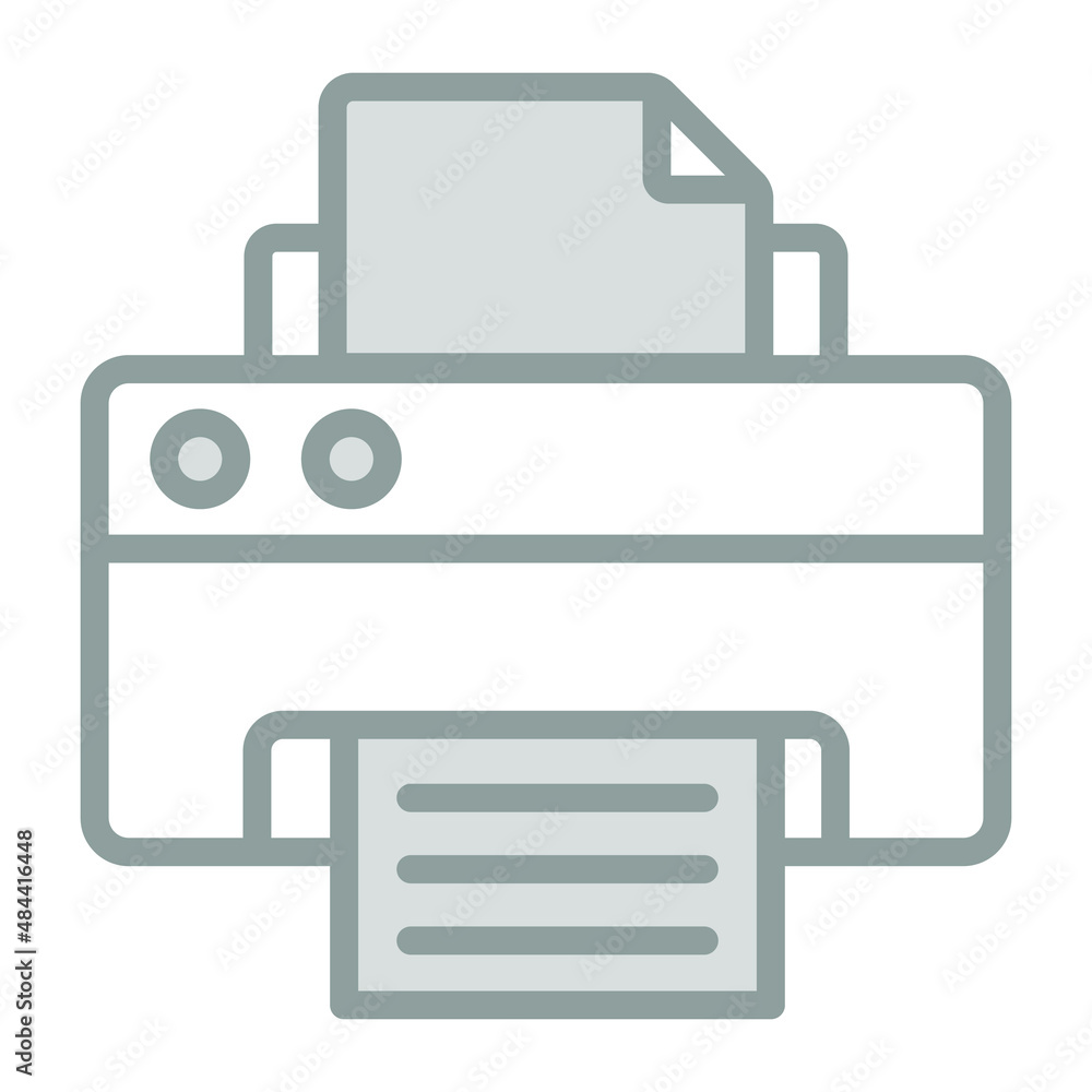 printer Icon. User interface Vector Illustration, As a Simple Vector Sign and Trendy Symbol in Line Art Style, for Design and Websites, or Mobile Apps, printer Icon. User interface Vector Illustration, As a Simple Vector Sign and Trendy Symbol in Line Art Style, for Design and Websites, or Mobile Apps,