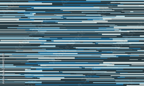 Different blue and cream lines on a dark background
