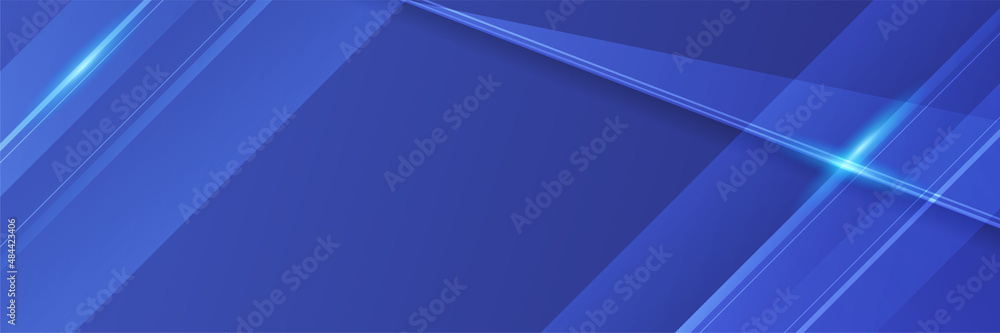 modern transparant blue abstract banner design background. Blue banner background. Geometric blue light stripes texture background