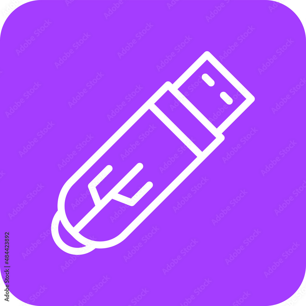 Pen drive Vector Icon Design Illustration Pen drive Vector Icon Design Illustration