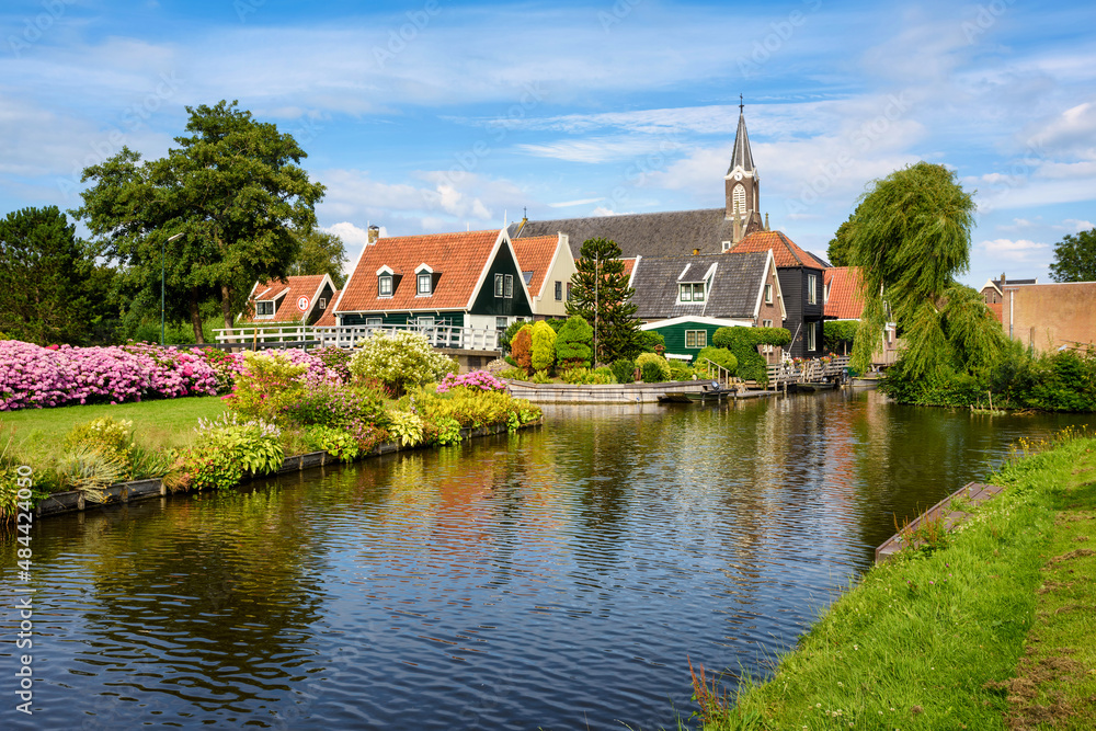 Picturesque De Rijp village, Netherlands