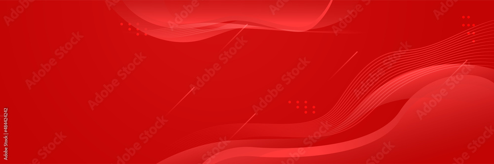 modern Wave red abstract banner design background. Abstract red banner background with 3d overlap layer and wave shapes modern Wave red abstract banner design background. Abstract red banner background with 3d overlap layer and wave shapes