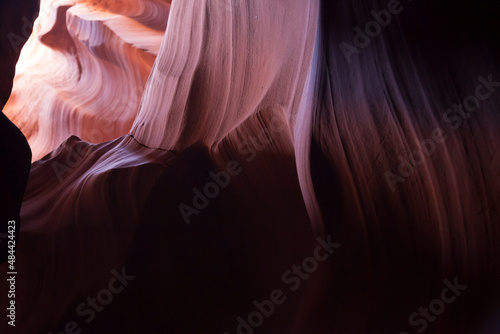 Abstraction from Antelope Slot Canyon on the Navajo Reservation