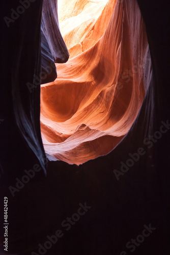 Abstraction from Antelope Slot Canyon on the Navajo Reservation