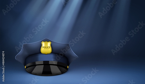 Police Hat Chamber Background
