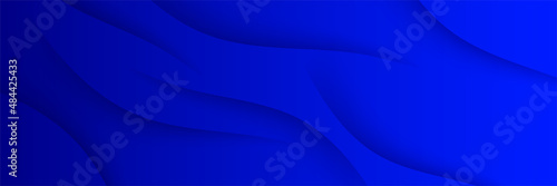 Modern blue abstract background banner. modern Wave blue abstract banner design background