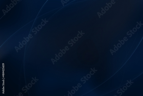 Dark Blue Abstract Background with Straight Line