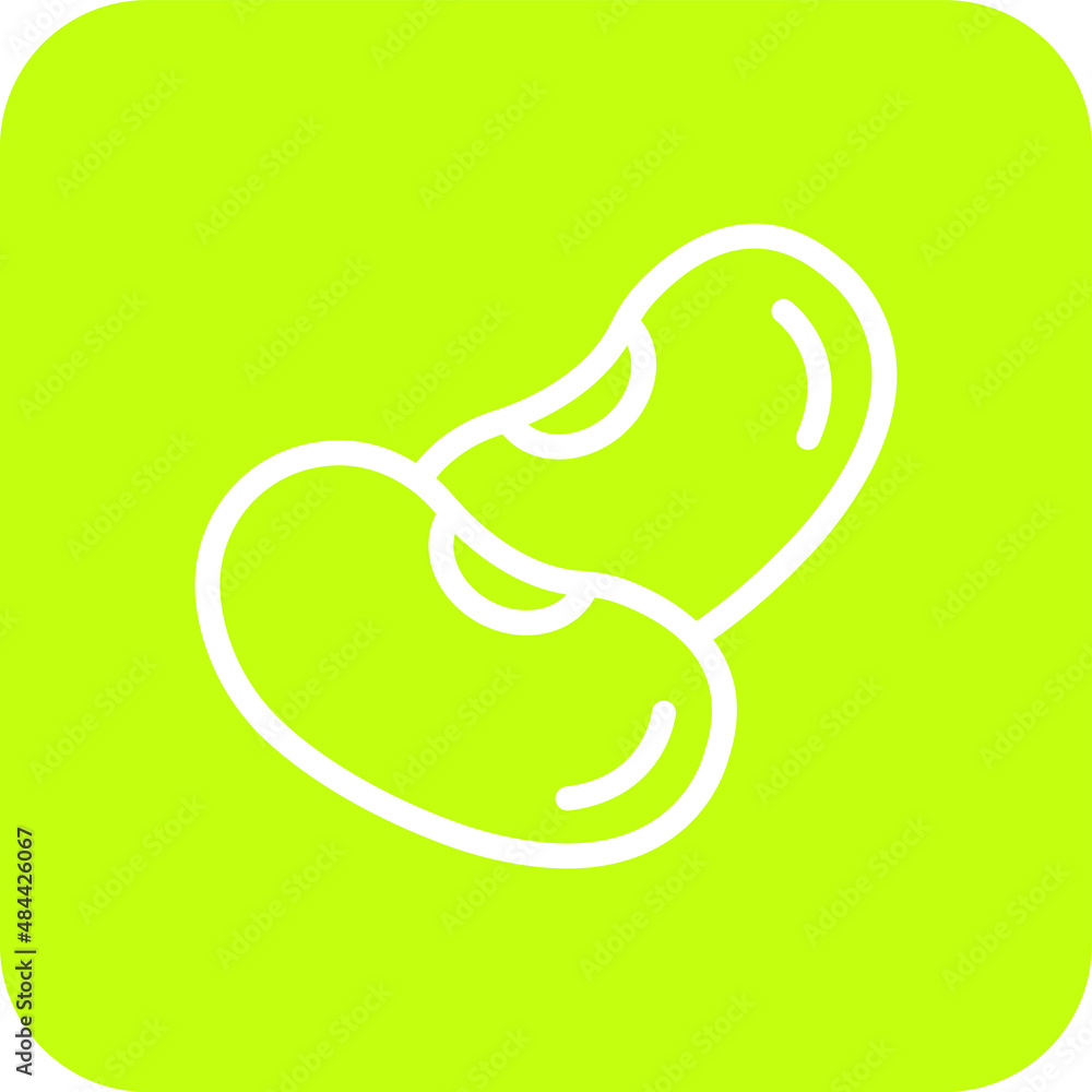 Fototapeta premium Beans Vector Icon Design Illustration