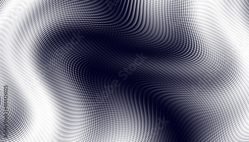 Wavy abstract futuristic background