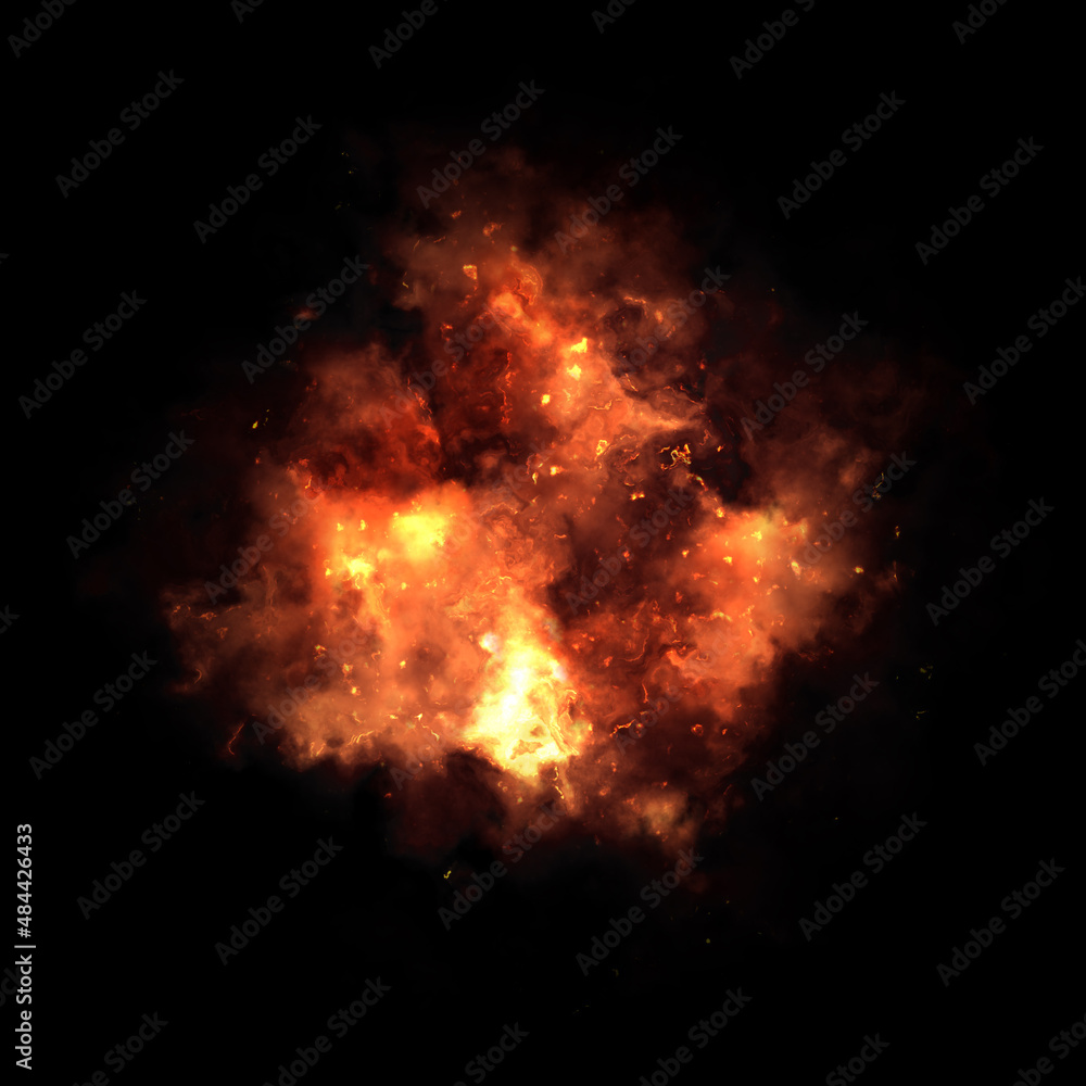 fire explosion texture