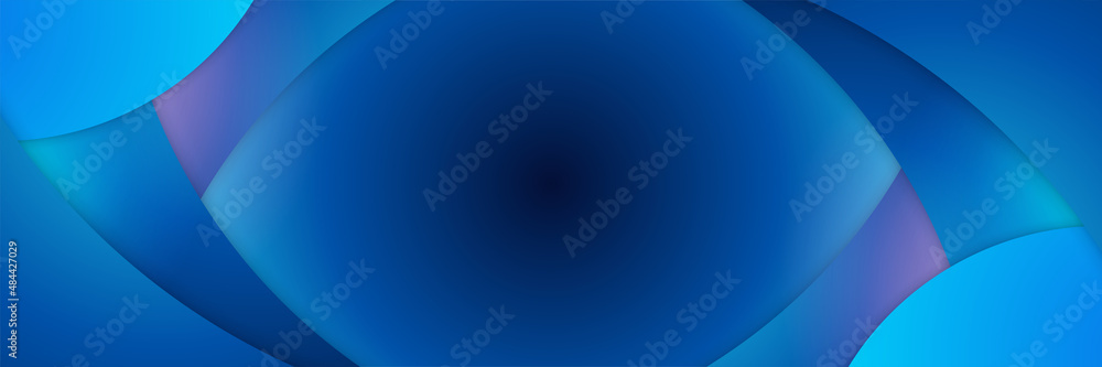 Set of modern gradient shape orange blue abstract banner design background Set of modern gradient shape orange blue abstract banner design background