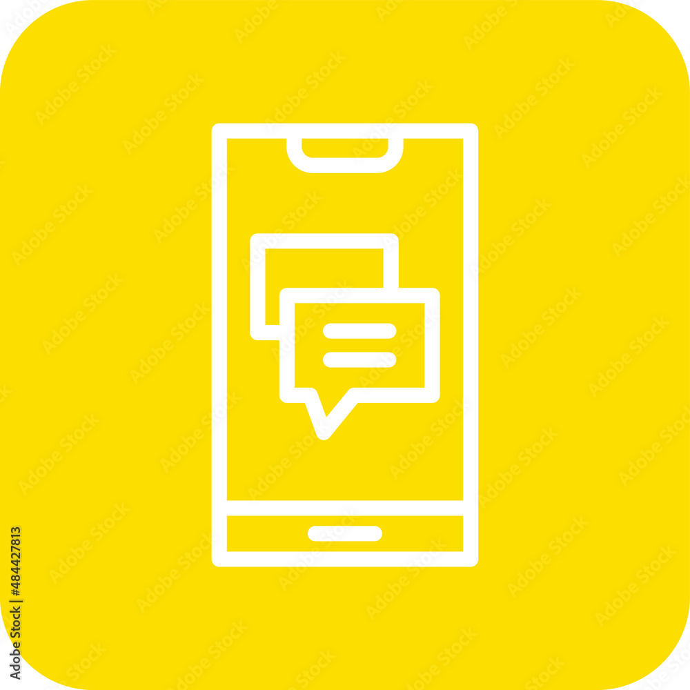 Chat Vector Icon Design Illustration Chat Vector Icon Design Illustration
