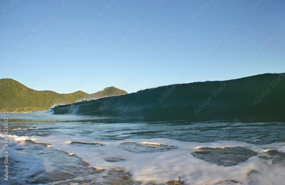 ocean waves , caribbean sea , patanemo beach ocean waves , caribbean sea , patanemo beach