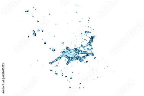 Water Splash isolate On White Background