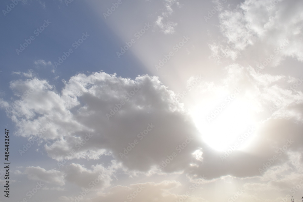 Obraz premium sunset in upper egypt 