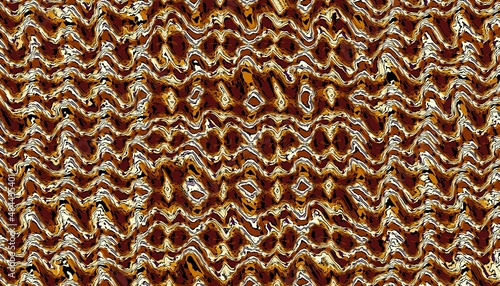 Abstract fractal pattern in afro style.