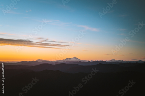 Mount Baker in the north cascades at sunset © Cavan
