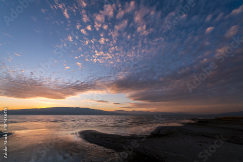 Sunset at Utah Lake from Vineyard Beach