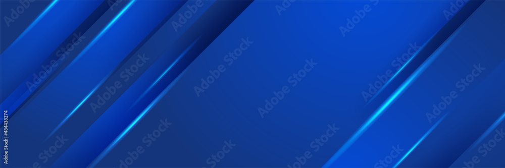 Fototapeta premium modern light blue abstract banner design background