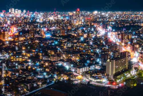 東山スカイタワーからの名古屋駅方面の夜景 © yako