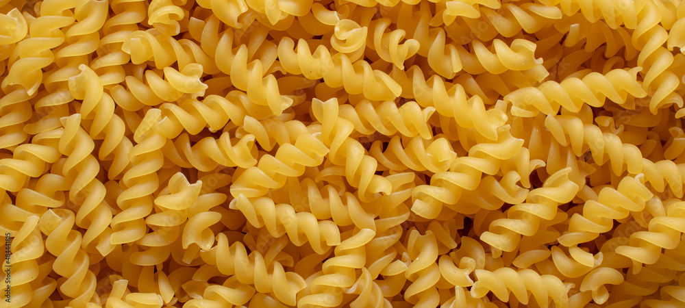 Spiral pasta for background or tapete Spiral pasta for background or tapete