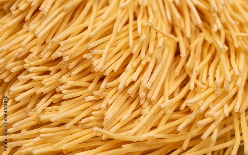 sliced broth noodles macro photo sliced broth noodles macro photo