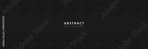 Abstract black texture paper art style 3d vector background can be used in cover design, book design, poster, cd cover, flyer, website background or advertisement
