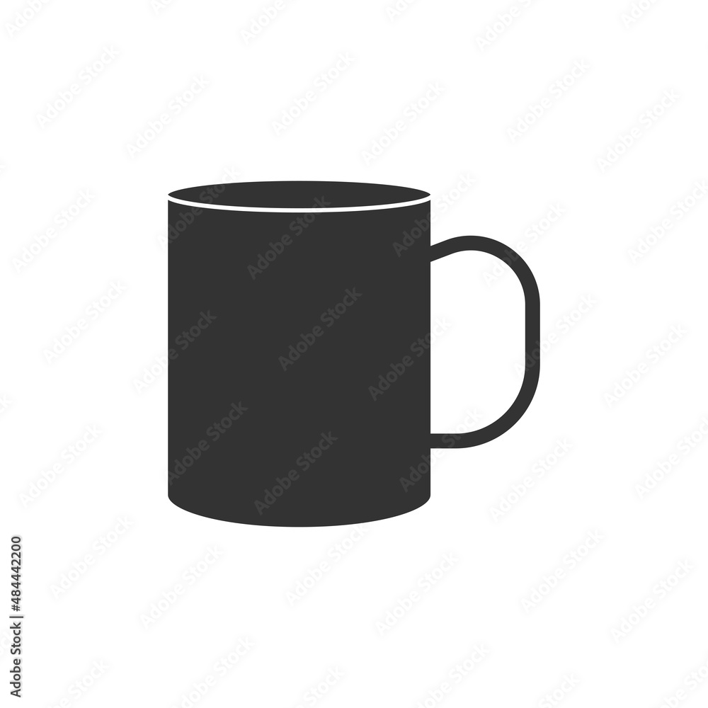 Mug icon isolated on white background. Cup symbol modern, simple, vector, icon for website design, mobile app, ui. Vector Illustration Mug icon isolated on white background. Cup symbol modern, simple, vector, icon for website design, mobile app, ui. Vector Illustration